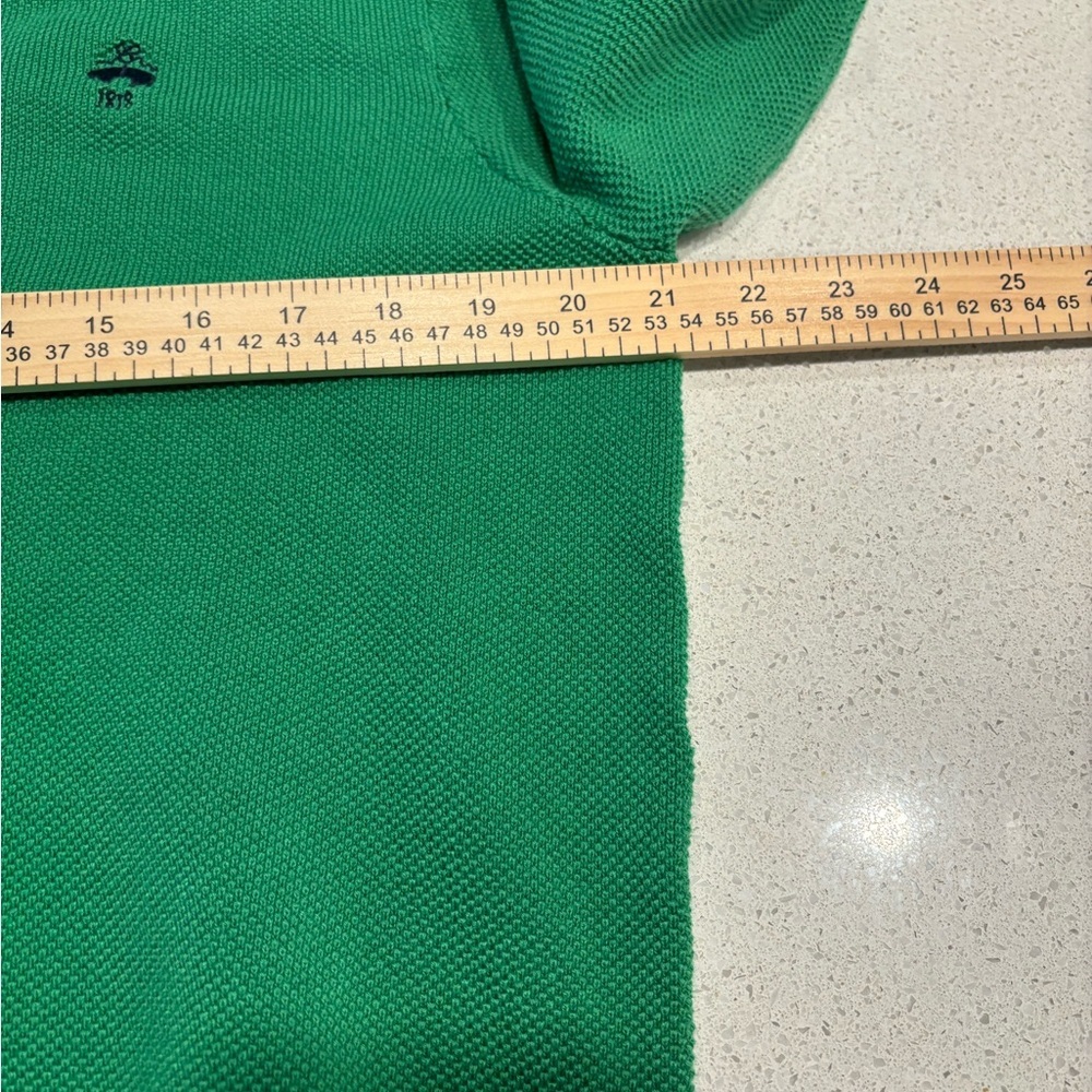 Brooks Brothers | Vibrant Green V Neck Sweater - Picture 5 of 8